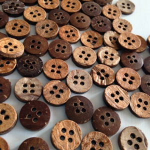 Coconut Imitation Buttons