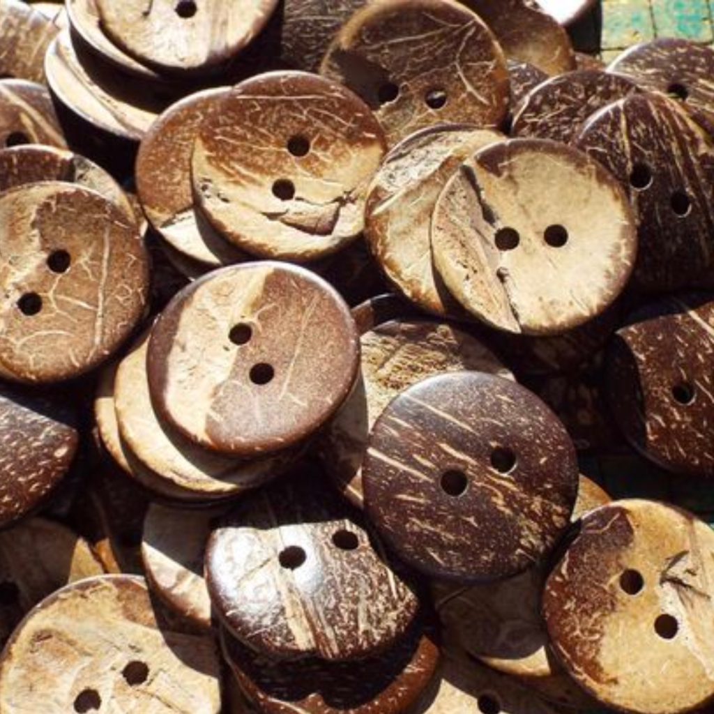 Coconut Imitation Buttons